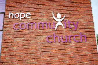  Hope Community Church Sign