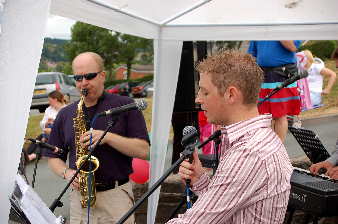 The band at the Family Fun Day